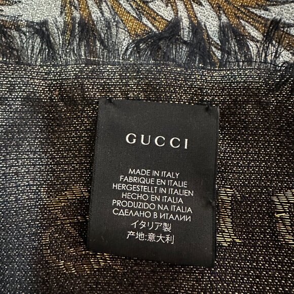 Gucci Wool Blanket Scarf - Large - Picture 10 of 14